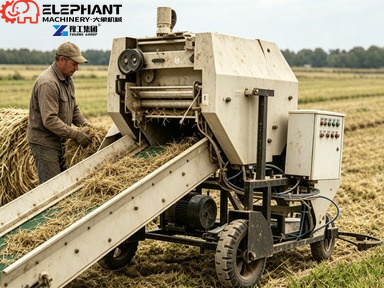 Silage Baler Machine - Maszyna do pakowania silozu, okrągła prasa