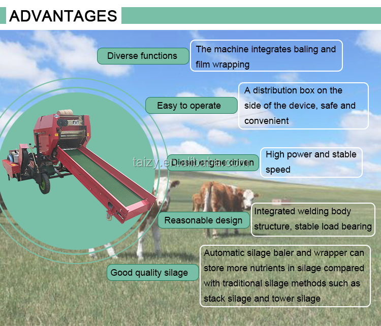 2026 SELL 2026 W pełni automat – Silage Baler Machine recenzja i cena