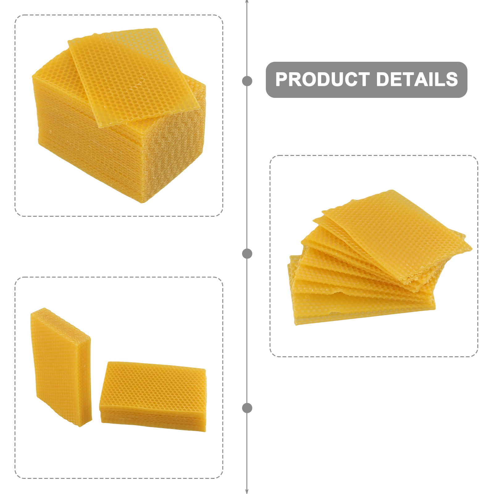 Ramki do uli z woskiem 9cm524x – Beehive Frame Wax recenzja i cena