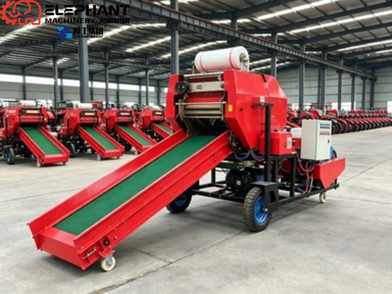 Mini okrągła wiązarka do siana – Silage Baler Machine recenzja i cena