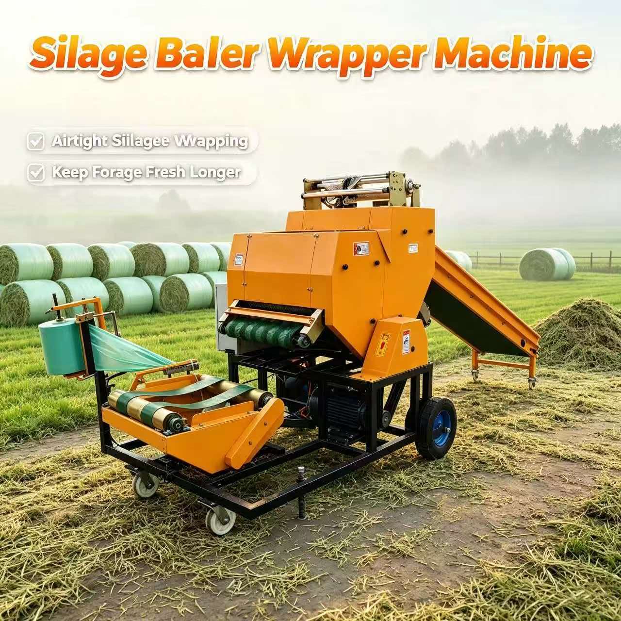 Maszyna do owijania i wiązania – Silage Baler Machine recenzja i cena